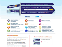 Tablet Screenshot of encontrajabaquara.com.br